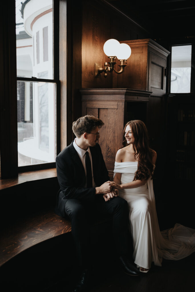 intimate moody elegant wedding photography